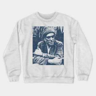 Charles Bukowski - Blue Vintage Color Crewneck Sweatshirt